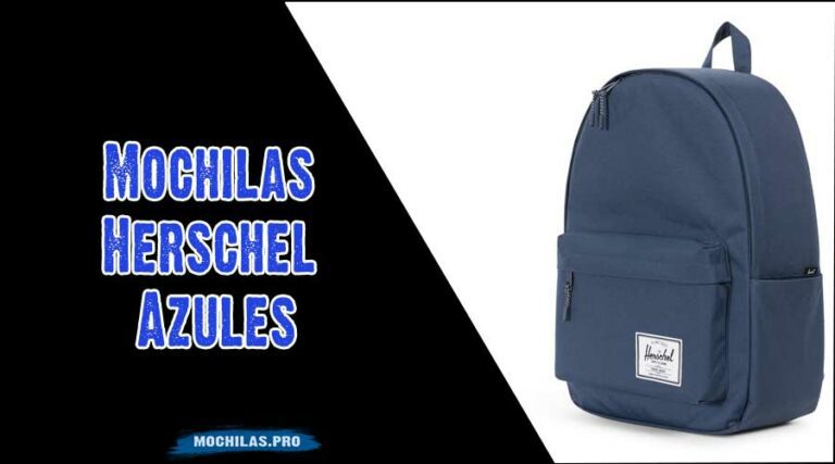 Mochilas Herschel azules